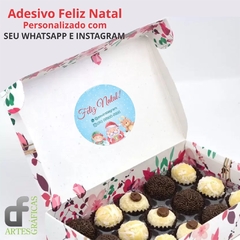 Adesivos de Natal Personalizados - 100 unidades - comprar online