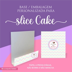 Embalagem para Slice Cake Fatia de Bolo Personalizado - 30 unidades