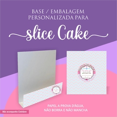 Embalagem para Slice Cake Fatia de Bolo Personalizado - 30 unidades na internet