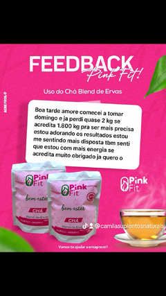 cha emagrecedor Pinkfit diuretico e digestivo na internet