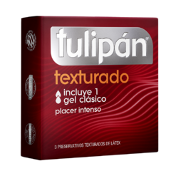 Preservativo Tulipán Texturado x 3 un. - comprar online