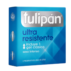 Preservativo Tulipán Ultra Resistente x 3 un. - comprar online