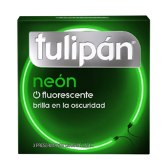 Preservativo Tulipán Neón x 3 un.