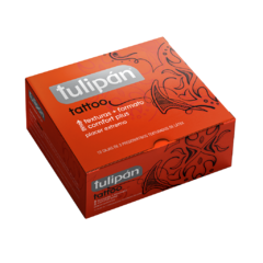Preservativo Tulipán Tattoo x 12 cajas x 3 un.