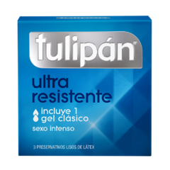 Preservativo Tulipán Ultra Resistente x 3 un.