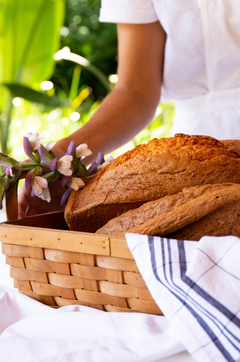 budin de vainilla y nueces