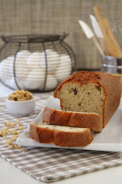 budin de vainilla y nueces