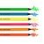 Kit de Lápis de Cor Marca-Texto - Molin - Cores Neon - 6 unidades - comprar online
