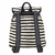 Mochila Listrada Preto e Branco com Bordado - Up4you - Luxcel - comprar online