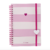 PLANNER PERMANENTE S2 ROSA - CAPA DURA 130X188mm - 80FLS - BRW