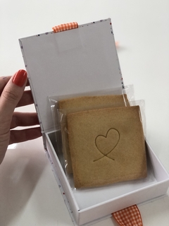 Caixa + 2 biscoitos - personalizado - comprar online