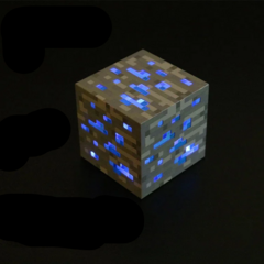 Luminária Cubo Pixel Recarregável Minecraft (Várias Cores) - comprar online