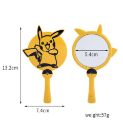 Conj. de Pincéis de Maquiagem Pikachu 6 pçs + Espelho - comprar online