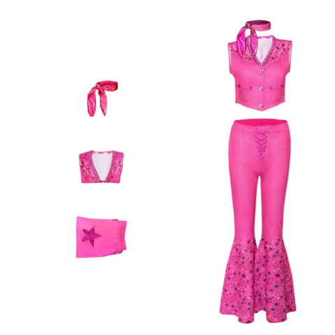 Conjunto Barbie Cowgirl c/ Chapéu e Brincos Filme 2023