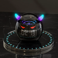 Caixa de Som / Alarme Devil Bluetooth e LED (2 cores)