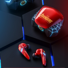 Fones de Ouvido Earbuds Gamer Heróis Marvel HD Bluetooth c/ Carregador na internet