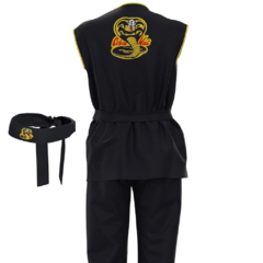 Uniforme Cobra Kai Karatê Kid Traje Unissex Adulto/Infantil - Quarto Geek Store - Loja de Presentes Criativos, Nerd, Geek e Cultura Pop