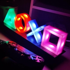 Luminária Icones Gamer Playstation LED
