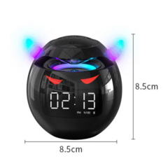 Despertador Alarme Devil c/ Caixa de Som Bluetooth e LED (3 cores) na internet