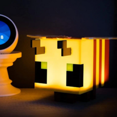 Luminária Abelha Minecraft LED - comprar online