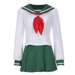 Fantasia Kagome Higurashi Cosplay Traje Adulto