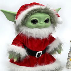 Boneco Baby Yoda Grogu de Natal - loja online
