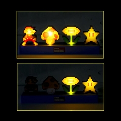 Luminária Super Mario Bros Retrô Toca com a música