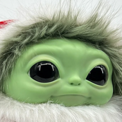 Boneco Baby Yoda Grogu de Natal