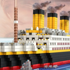Blocos de Montar Navio Titanic 1.860 pçs