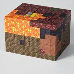 Blocos / Cubos Magnéticos Universo Pixelado 3D (Vários Modelos)