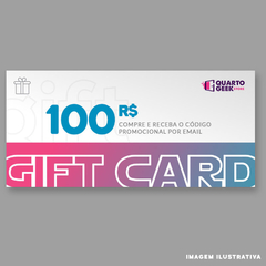 R$ 100 Gift Card / Vale Presente - Quarto Geek Store