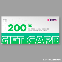 R$ 200 Gift Card / Vale Presente - Quarto Geek Store