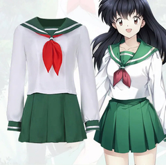 Fantasia Kagome Higurashi Cosplay Traje Adulto - comprar online