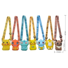 Bolsa Mini Bag com Alça Transversal Pokémon (7 modelos)