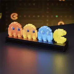 Luminária 3D Led Pac Man - Quarto Geek Store - Loja de Presentes Criativos, Nerd, Geek e Cultura Pop