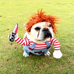 Roupa Cachorro Chucky Boneco Assassino Good Dogs Nerd - loja online