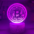 Imagem do Luminária Bitcoin Led Acrílica 7 Cores