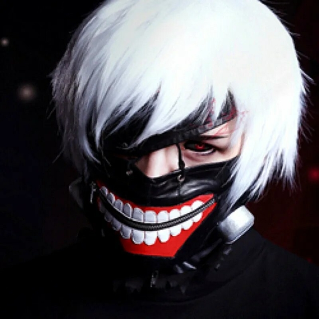 Máscara Tokyo Ghoul Preta com Boca Cosplay anime Kaneki Ken - Novo -  Máscara de Festa - Magazine Luiza