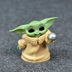 Coleção Action Figures Baby Yoda Grogu 5 pçs na internet