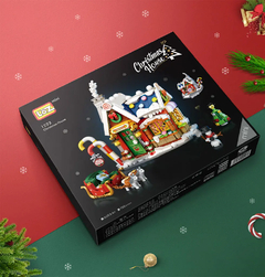 Blocos de Montar Mini Casa de Natal 788 peças LOZ