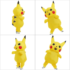 Fantasia Inflável Infantil Pikachu