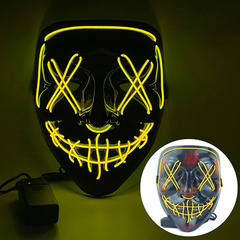 Máscara The Purge Uma Noite de Crime com LED - Quarto Geek Store - Loja de Presentes Criativos, Nerd, Geek e Cultura Pop