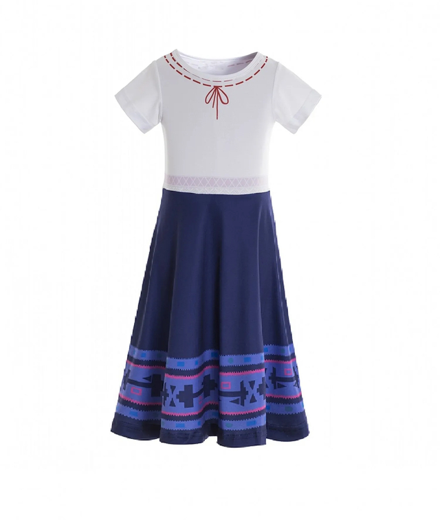 Roupa Vestido Da Moana Adulto Feminina Com Colar Do P Ao Gg