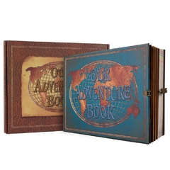 Livro de Aventuras Scrapbook Kraft 180 páginas (4 cores) - Quarto Geek Store - Loja de Presentes Criativos, Nerd, Geek e Cultura Pop