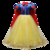 Vestido Branca de Neve Princesa Contos de Fadas Cosplay Profissional Traje Luxo Infantil - comprar online