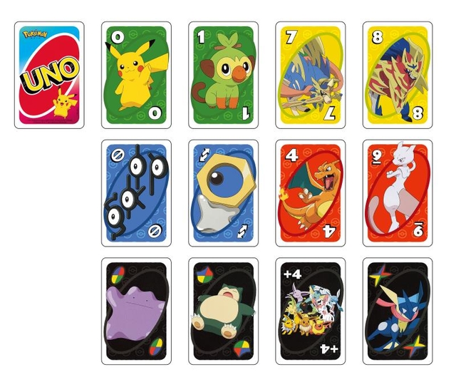 Jogo de Cartas UNO Pokémon
