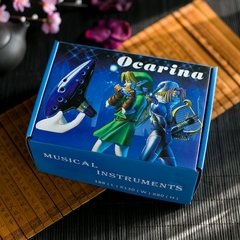 Imagem do Ocarina em Cerâmica 12 Furos Flauta Instrumento c/ suporte (várias cores)