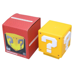 Luminária Question Block Super Mario Bros LED Music USB - Quarto Geek Store - Loja de Presentes Criativos, Nerd, Geek e Cultura Pop