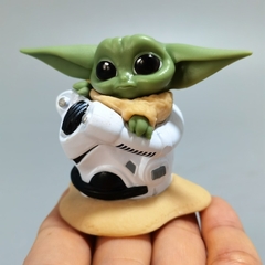 Coleção Action Figures Baby Yoda Grogu 4 pçs - Quarto Geek Store - Loja de Presentes Criativos, Nerd, Geek e Cultura Pop