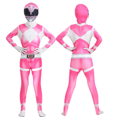 Fantasia Power Rangers Mighty Morphin Sentai Cosplay (Adulto / Infantil)